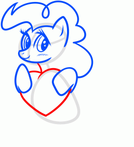 Урок рисования: Пони с сердечком