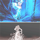 Анимации: трансформация платья Эльзы против платья Золушки
