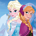Игра Холодное Сердце: Одевалка принцессы Анны и королевы Эльзы