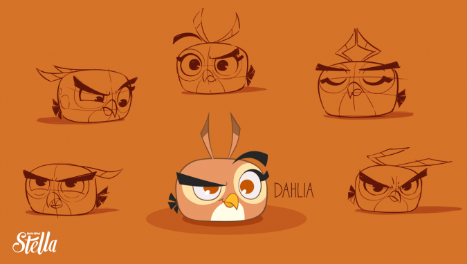 Angry Birds Stella BFF: Картинки Стеллы, ее подруг и их домиков