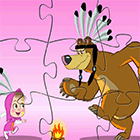 Игра Маша и Медведь: Пазлы разной сложности