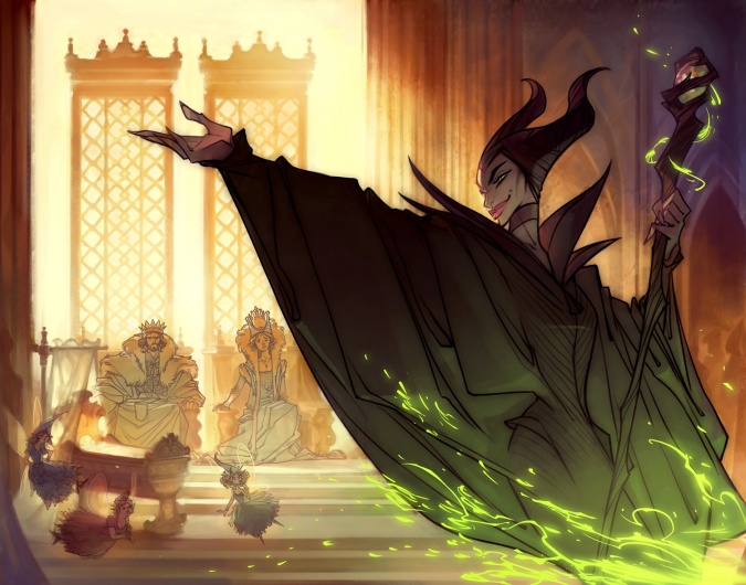Малефисента: Концепт арты и картинки для книги "The Curse of Maleficent"