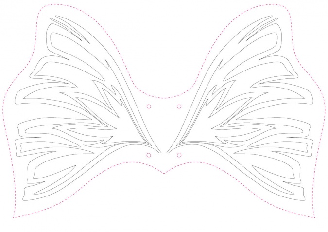 Винкс Клуб: Распечатай, раскрась и примерь крылья сиреникс