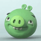 Зеленые Свинки Angry Birds: Надутые шарики
