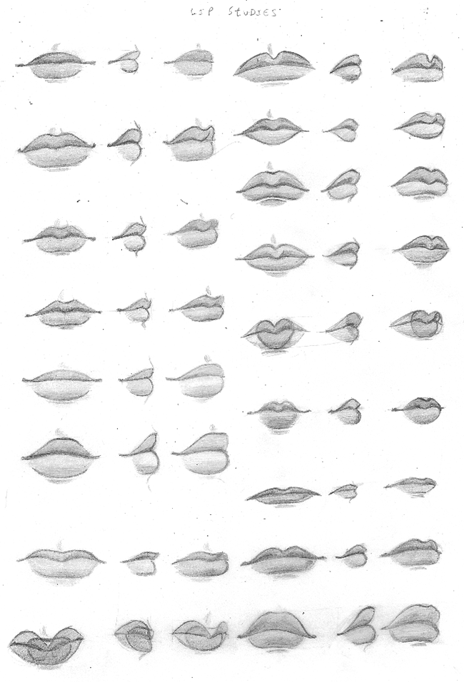 Как рисовать губы: Картинки подсказки