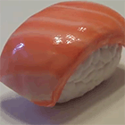 Поделки:  Суши с лососем из полимерной глины
