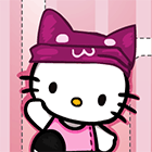Игра для девочек: Одевалка Hello Kitty