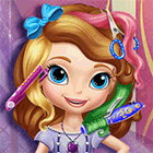 Игра: Реалистичная парикмахерская для принцессы Софии