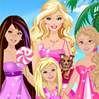 Игра для девочек: Одевалки Барби и сестер