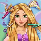 Игра для девочек: Реалистичная парикмахерская с Рапунцель