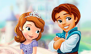 Игра для девочек: Поцелуи принцессы Софии и принца