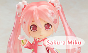 Вокалоиды: "Цветущая"  фигурка Мику Nendoroid Sakura: Bloomed in Japan