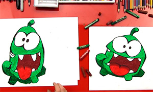 Видео урок рисования: Как нарисовать Ам Няма