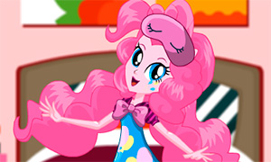 Игра Девочки из Эквестрии: Пижамная вечеринка Пинки Пай
