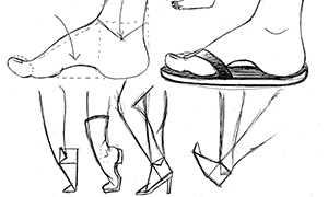 Как рисовать ноги: картинки подсказки