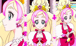 Go! Princess Precure - анимации с Кюа Флорой