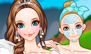 Игра для девочек: Макияж принцессы Лебедь