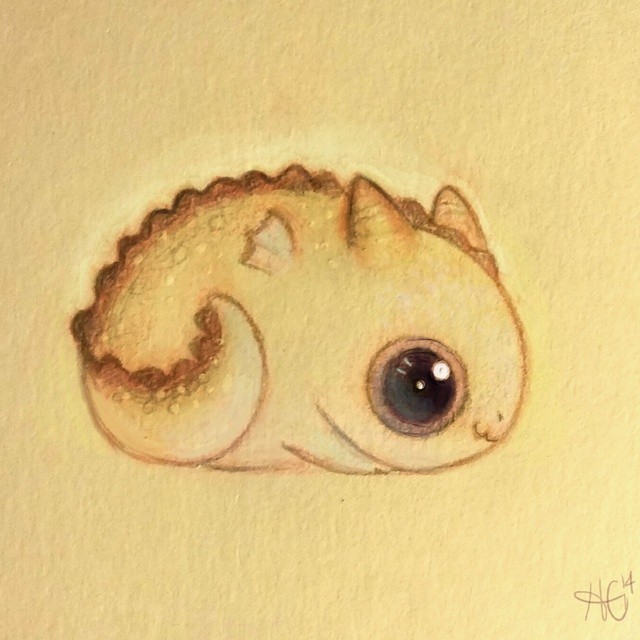 Кавайняшка: Симпатичные рисунки дракончиков