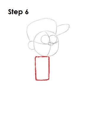 Как рисовать Диппера из Гравити Фолс