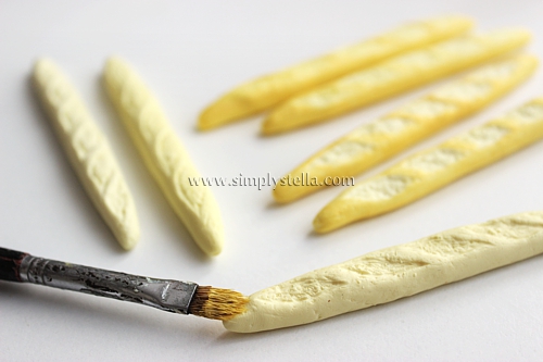 Поделки из полимерной глины: Реалистичный миниатюрный хлеб