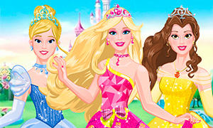Игра: Барби превращается в принцессу Дисней