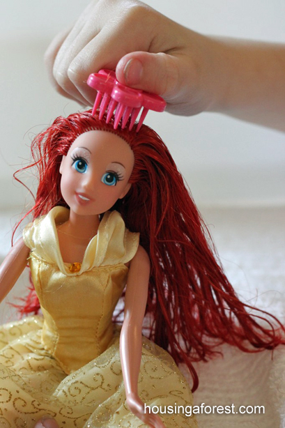 Как исправить волосы куклы