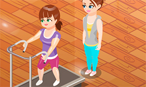 Игра для девочек: Фитнес центр
