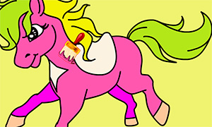 Игра для девочек: Раскраски пони