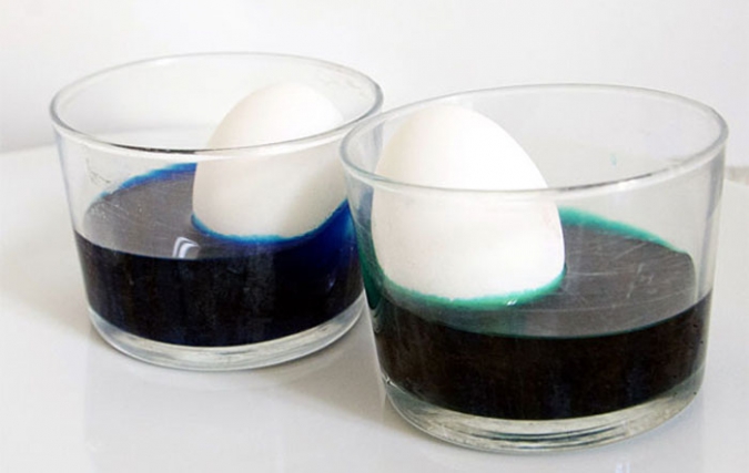 Как покрасить яйца на Пасху: Несколько оттенков одного цвета