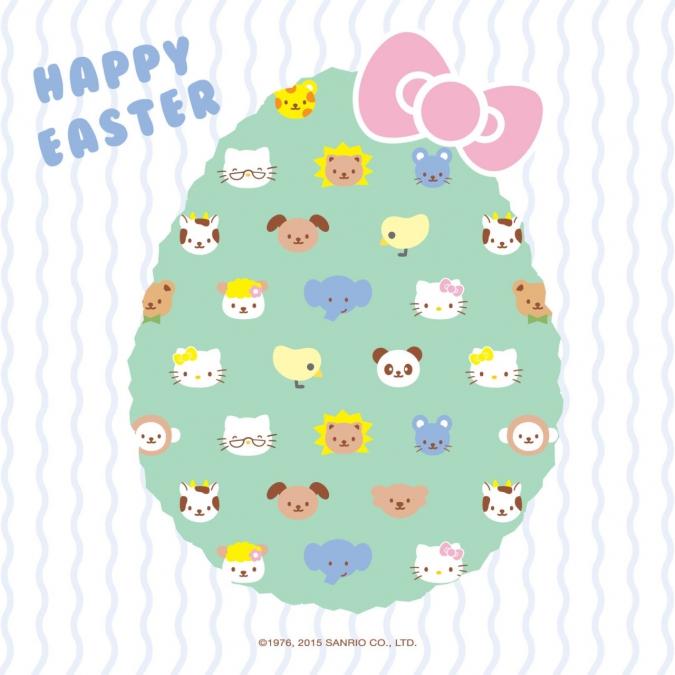 Кавайные пасхальные картинки