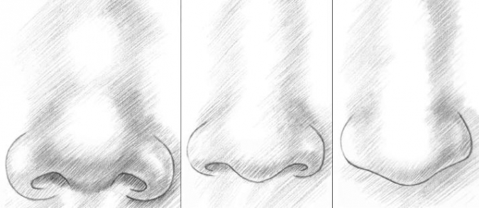 Рисование: Как рисовать нос