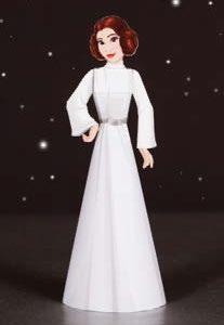 Звездные Войны: Фигурка принцессы Леи из бумаги