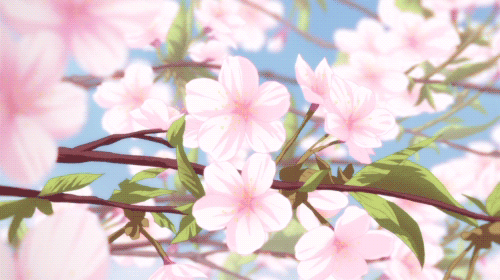 Кавайняшка: Весна и цветы