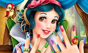 Игра маникюр: Красивые ногти для Белоснежки