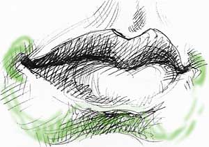 Рисование: Как рисовать губы