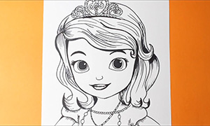 Как нарисовать принцессу карандашом поэтапно?