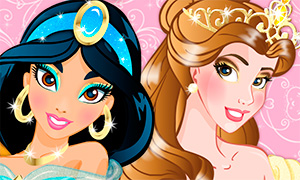 Игра для девочек: Макияж с принцессами Дисней