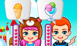 Игра для девочек: Магазин мороженого