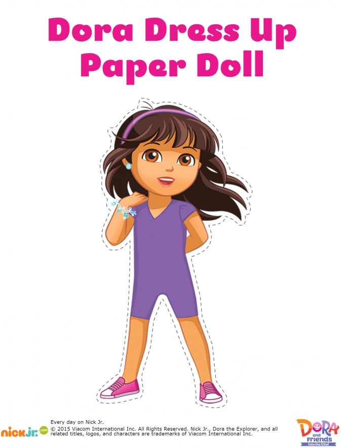 Даша и Друзья Приключения в городе: Бумажная кукла Даши