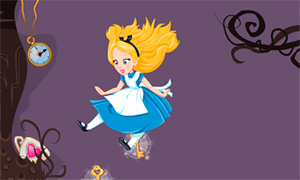 Игра для девочек: Путешествие Алисы в стране Чудес