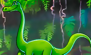 Как нарисовать хорошего динозавра Арло