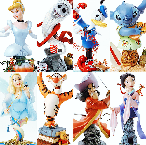 Фигурки - бюсты героев Дисней от Grand Jester Studios