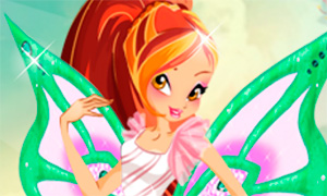 Игра Винкс: Одевалка главных героинь в стиле цветочных фей