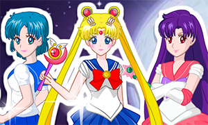 Игра для девочек: Одевалка Sailor Moon