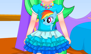 Игра для девочек: Дизайн наряда с маленькими пони "Дружба это Чудо"