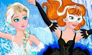 Игра Холодное Сердце: Анна и Эльза балерины