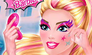 Игра Барби Супер Принцесса: Модный макияж