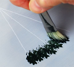 Как рисовать деревья  (елки) красками