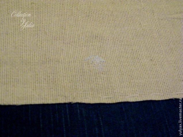 Как сделать вышивку на плотной ткани, джинсе