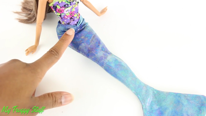 Поделки для девочек: Как сделать хвост русалки для куклы